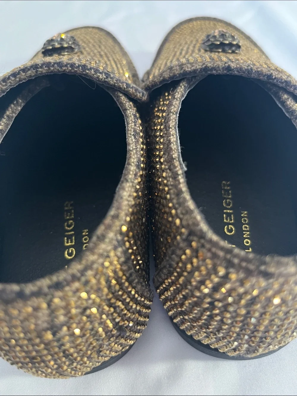 Kurt Geiger sparkling bronze
